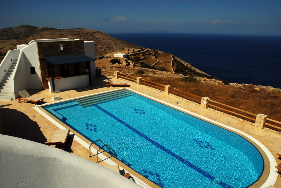 Anemousa Hotel Folegandros Town Bagian luar foto