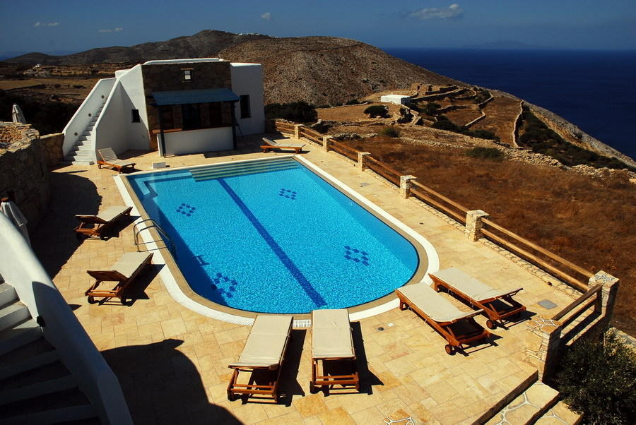 Anemousa Hotel Folegandros Town Bagian luar foto