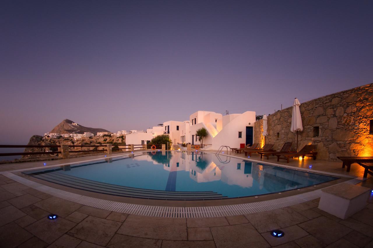 Anemousa Hotel Folegandros Town Bagian luar foto